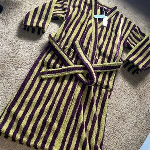 Striped Purple and Green Robe